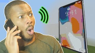 WORKING IPHONE X in MINECRAFT!