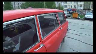 Установка нижнего шланга на печку москвича 426 и ДваС! 4k 60 fpc