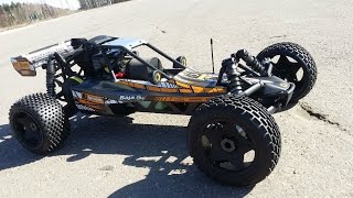 Максимальная скорость радиоуправляемой бензиновой машины HPI Baja 5B 2.0