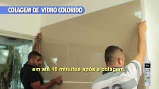Adespec - Colagem de Vidro colorido