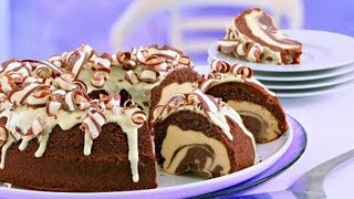 Marmorierter Quark-Kranz // Backen!