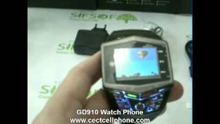GD910 Watch phone Black