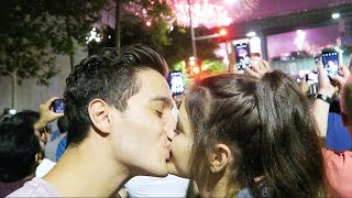 OUR FIRST NEW YEARS KISS EVER
