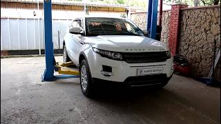 Range Rover Evoque‎  Ленд Ровер Эвок 2,2  2011 года Замена топливного фильтра
