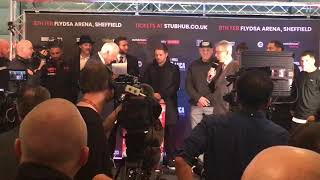 Kell Brook v Mark DeLuca  |  FULL WEIGH IN & FINAL FACE OFF | Sheffield | #BrookDeLuca | Sky Sports