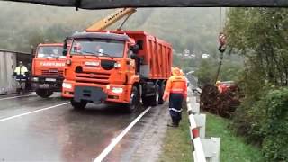 Наводнение в реке Туапсе пос.Цыпка 25.10.18