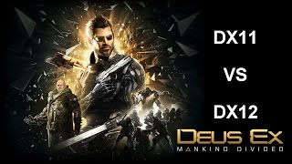 Deus Ex Mankind Divided DX11VS DX12 (1080р Ультра) FX-9590 r9 390X