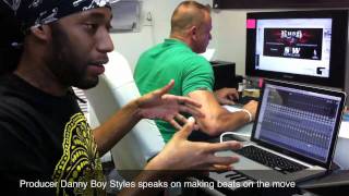 Producer Danny Boy Styles Makes Beats On The Move (MVMNT Audio Kings Collection)