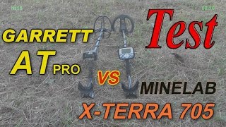 Minelab X-Terra 705  VS  Garrett AT PRO