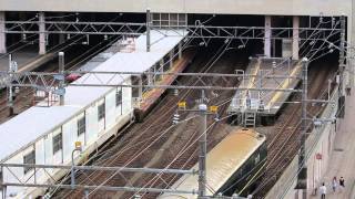 Hokuriku Shinkansen JR Kanazawa Station 北陸新幹線 JR金沢駅と在来線