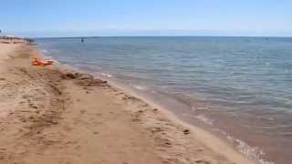 Пляж санатория Кыргызское взморье, Иссык-Куль