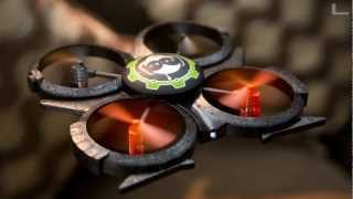 HelipPal.com - UDI U816A Micro UFO Quadcopter Flip Flight Test