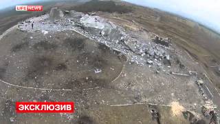 Саур Могила под контролем ополченцев панорамное видео