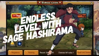 FLAWLESS ENDLESS LEVELS with Sage Hashirama & Account Giveaway in Ninja Heroes Storm Battle