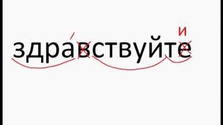Russian greetings. Hello / здравствуйте