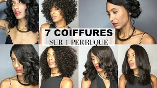7 Coiffures Sur Perruque Bouclée (Lace Front Wig)