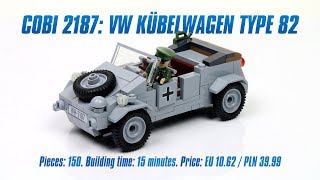 [COBI 2187] VW Kübelwagen type 82 review & speed build