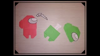 EASY ORIGAMI FOR KIDS AMONG US IMPOSTER DIY 2020 GAME @5-Minute Crafts @5-minute ORIGAMI and DIY