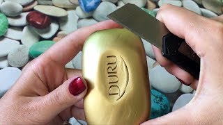 Colored soap DURU /ASMR Soap Carving (NO TALKING)/Relaxing Sounds