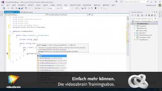 WPF-Anwendungen mit MVVM und Prism Tutorial: ViewModel-Basisklasse |video2brain.com
