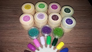 CANNI гель краски, голографические блестки, тестируем
