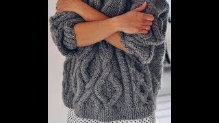 Молодежный Пуловер Спицами для Девушек - 2019 / Youth Pullover Knitting needles for Girls
