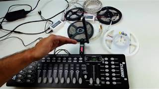Come utilizzare una console DMX512 per controllare strip LED - Parte 1