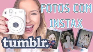 TIRANDO FOTOS TUMBLR COM CÂMERA POLAROID (INSTAX MINI) | FERNANDA TUMAS