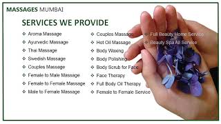 Best SPA Services in Mumbai - Massages Mumbai