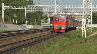 Электропоезд ЭР2Р-7061 перегон Кунцево-2 - Кунцево-1