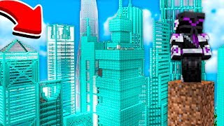 ¿¡ENCUENTRO LA CIUDAD SECRETA DE DIAMANTE EN MINECRAFT! ? | MINECRAFT TROLL