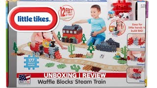 Little Tikes Waffle Blocks Steam Train | UNBOXING | REVIEW