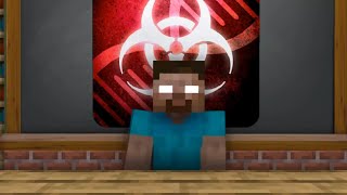 Monster School : SUPER PLAGUE INC CHALLENGE - Minecraft Animation