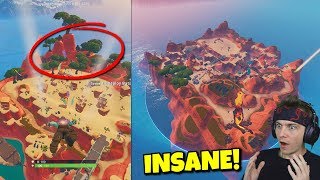 we tried a tiny fortnite map... (new battle royale map)