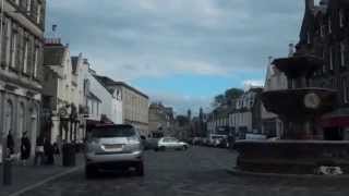 Drive Down Market Street On Visit To St Andrews Fife Scotland