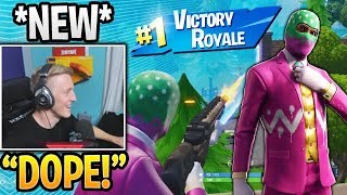 Tfue FIRST WIN with the *NEW* "HOPPER" SKIN in Fortnite Battle Royale