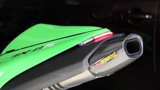 Kawasaki NINJA ZX6R & AKRAPOVIC Full Titanium Exhaust System (5.1 Surround Sound)