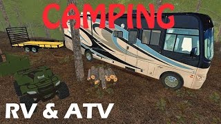 Farming Simulator 2017 RV Camping With ATV