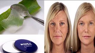 Babosa e creme Nivea: elimina as rugas e linhas de expressão