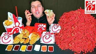 Takis Chick-Fil-A Challenge • MUKBANG