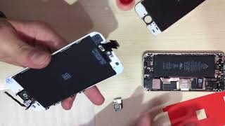 iPhone 5s Замена Сенсорного Модуля.