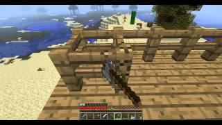 Выживание в MineCraft 1.4.2 Часть 4.Строим 2 этаж.