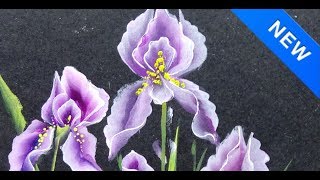 Цветок «Ирис» (пошагово для новичков)