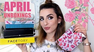 April Unboxings (Birchbox, Ipsy, Boxycharm & Facetory)