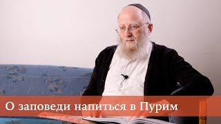 Рав Элияу Тавгер о заповеди напиться в Пурим