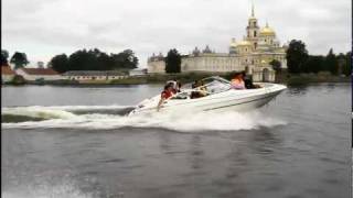 На катерах по озеру Селигер