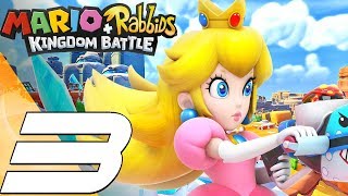 MARIO + RABBIDS Kingdom Battle - Gameplay Walkthrough Part 3 - Rabbid Kong Boss (Full Game) 100%