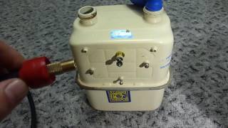 Как остановить газовый счетчик.