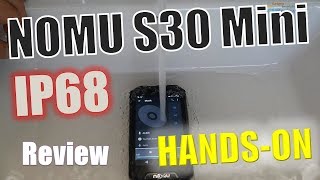 Nomu S30 Mini Test 4.7'' ? Waterproof IP68  Budget  ? Rugged Phone - Hands-on (Deutsch, engl. Hints)