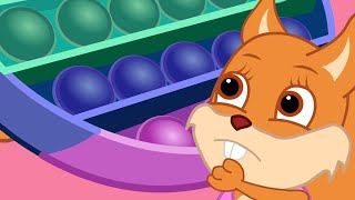 Famille d'Écureuil - Favori Pop It Animé 2022 en Français